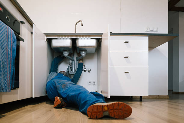 Professional Drain Cleaning technician working in Smithfield, WV